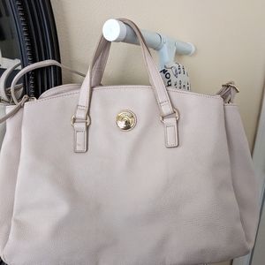 NWOT Tommy Hilfiger Sand Satchel Bag